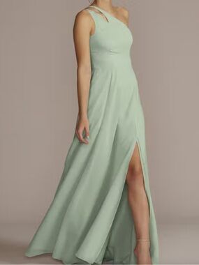 DB Studio  One-Shoulder Pockets, Evening Wedding Party Homecoming Gown